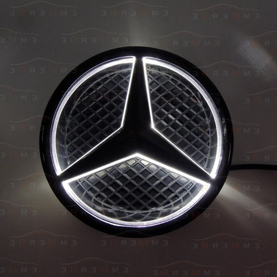 emblema logo auto led illuminato griglia anteriore mercedes benz