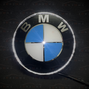 emblema logo auto griglia anteriore davanti led illuminato BMW bmw